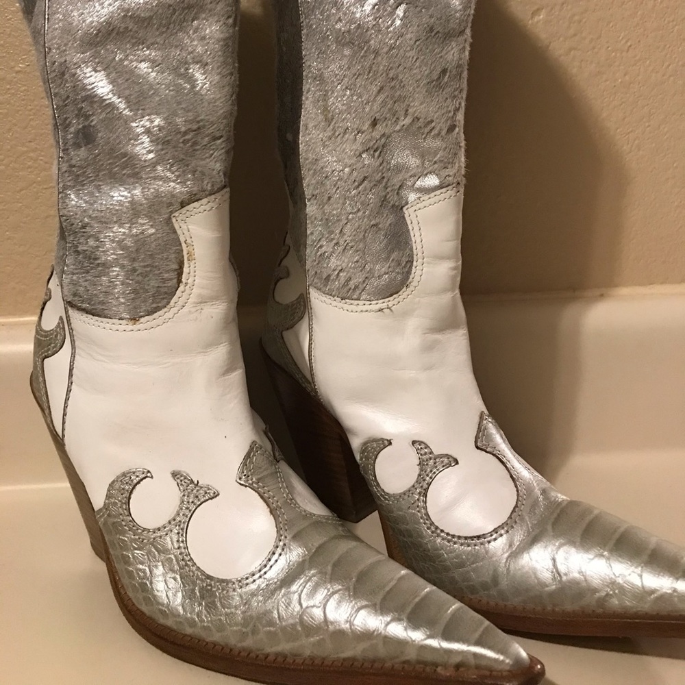 Metallic Boots